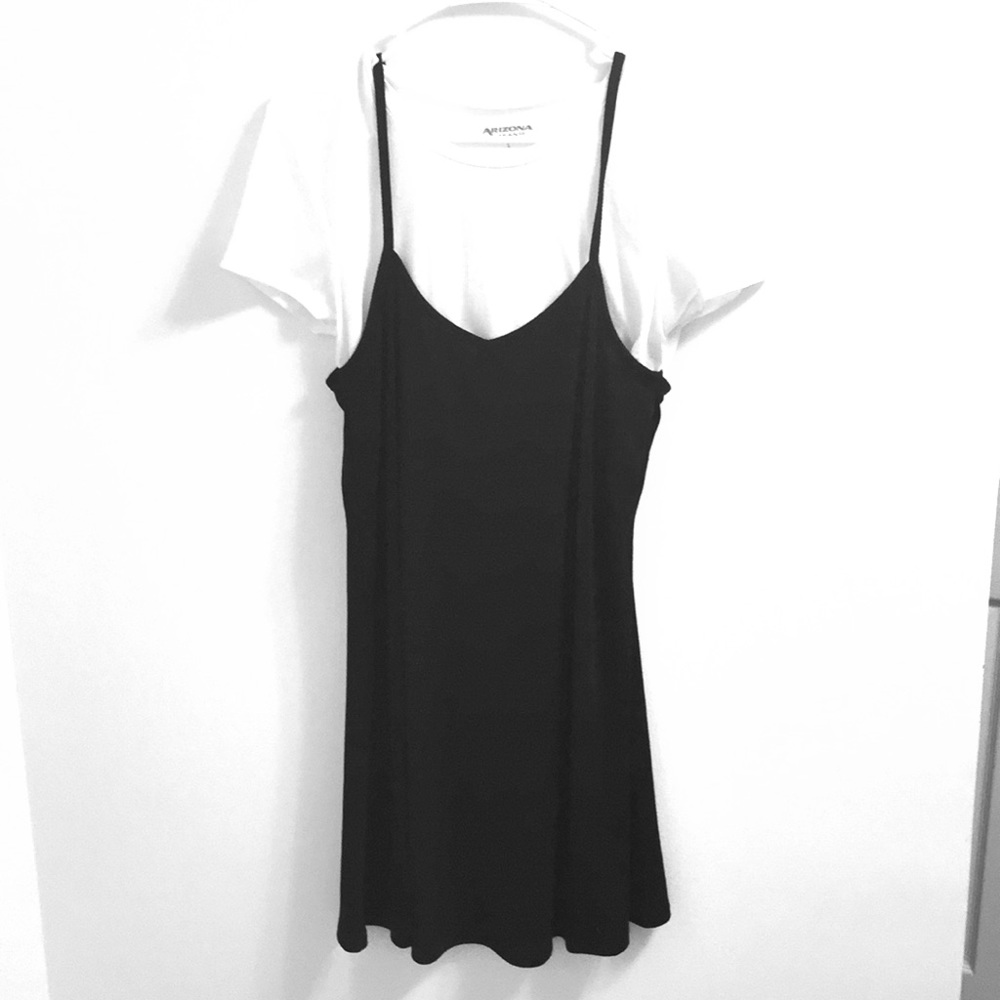 Arizona shirt dress (black and white)